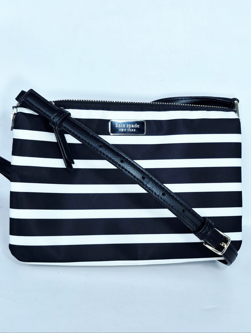 Kate Spade New York Dawn Sailing Stripe Triple Gusset Crossbody Bag
